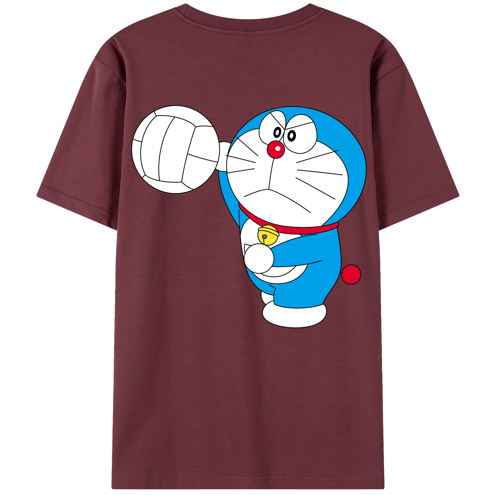 （画像用） ドラえもん Doraemon 綿100％半袖Tシャツ（背面プリント）